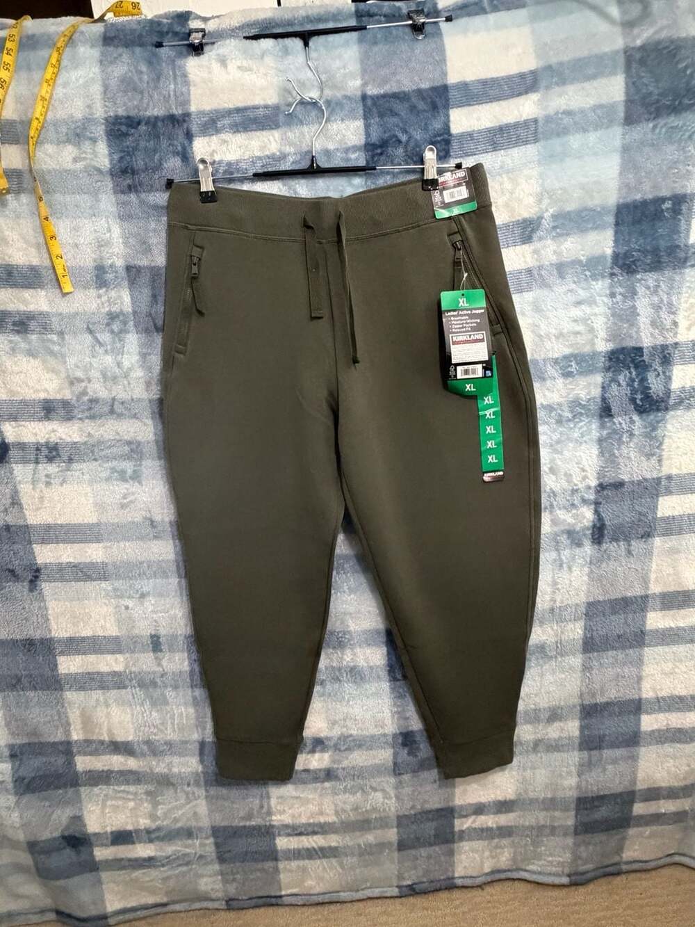 Kirkland Signature Ladies Active Jogger Olive Green XL